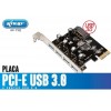 Placa pci-E usb 3.0 4 entradas knup KP-T102